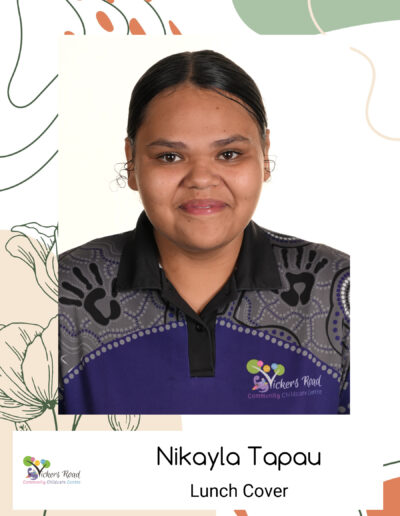 Nikayla Tapau - Lunch Cover